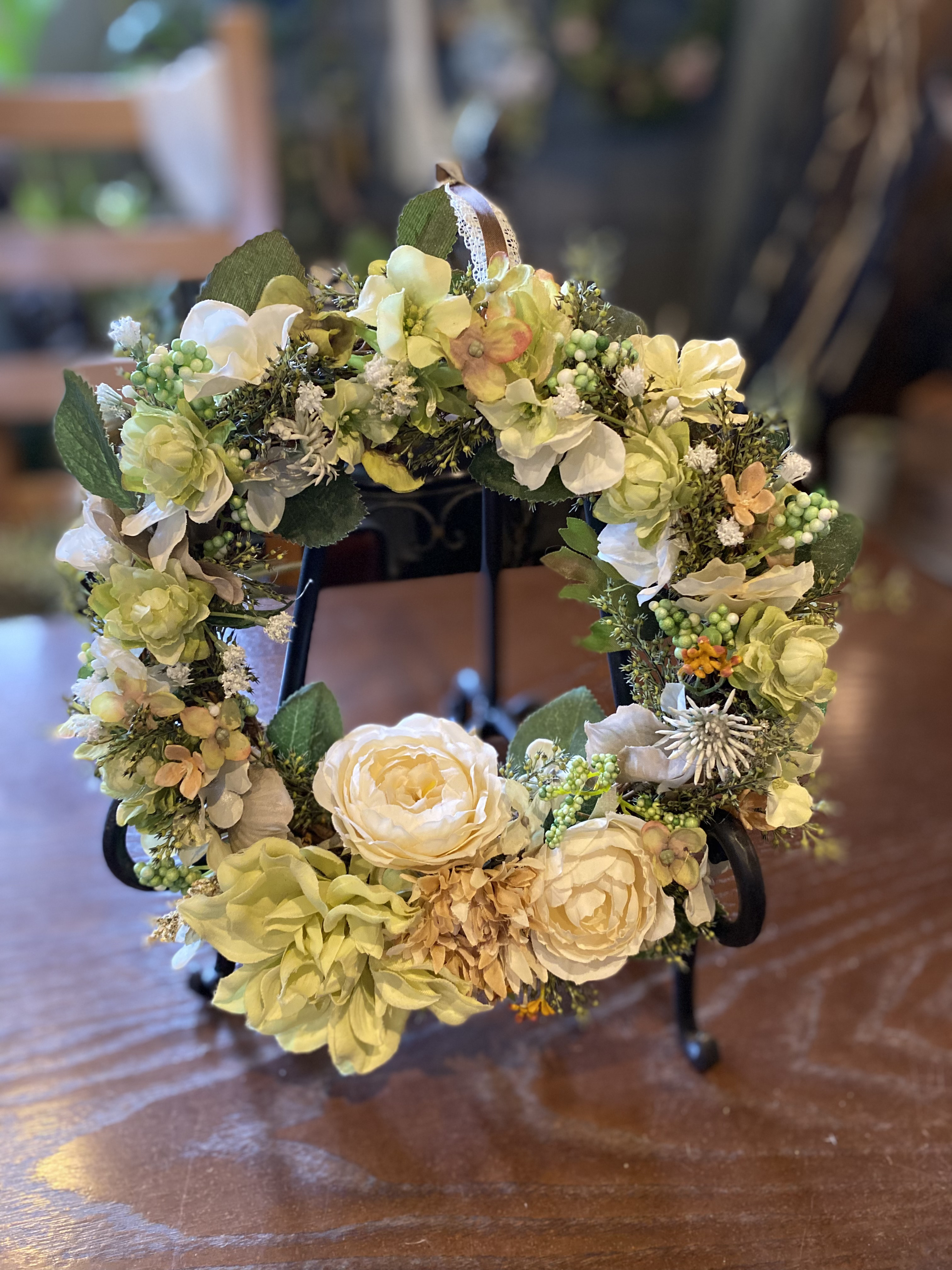 未使用☆春色リース☆グリーン☆C 未使用☆春色リース☆グリーン☆C 【公式通販】