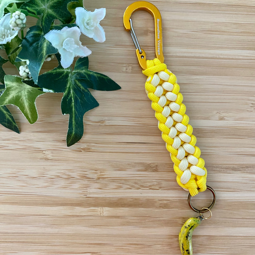 パラコード キーリング カラビナストラップ フルーツ キーリング