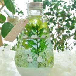 Blue oceanホワイトサンド夏のインテリアハーバリウム（無料ギフト