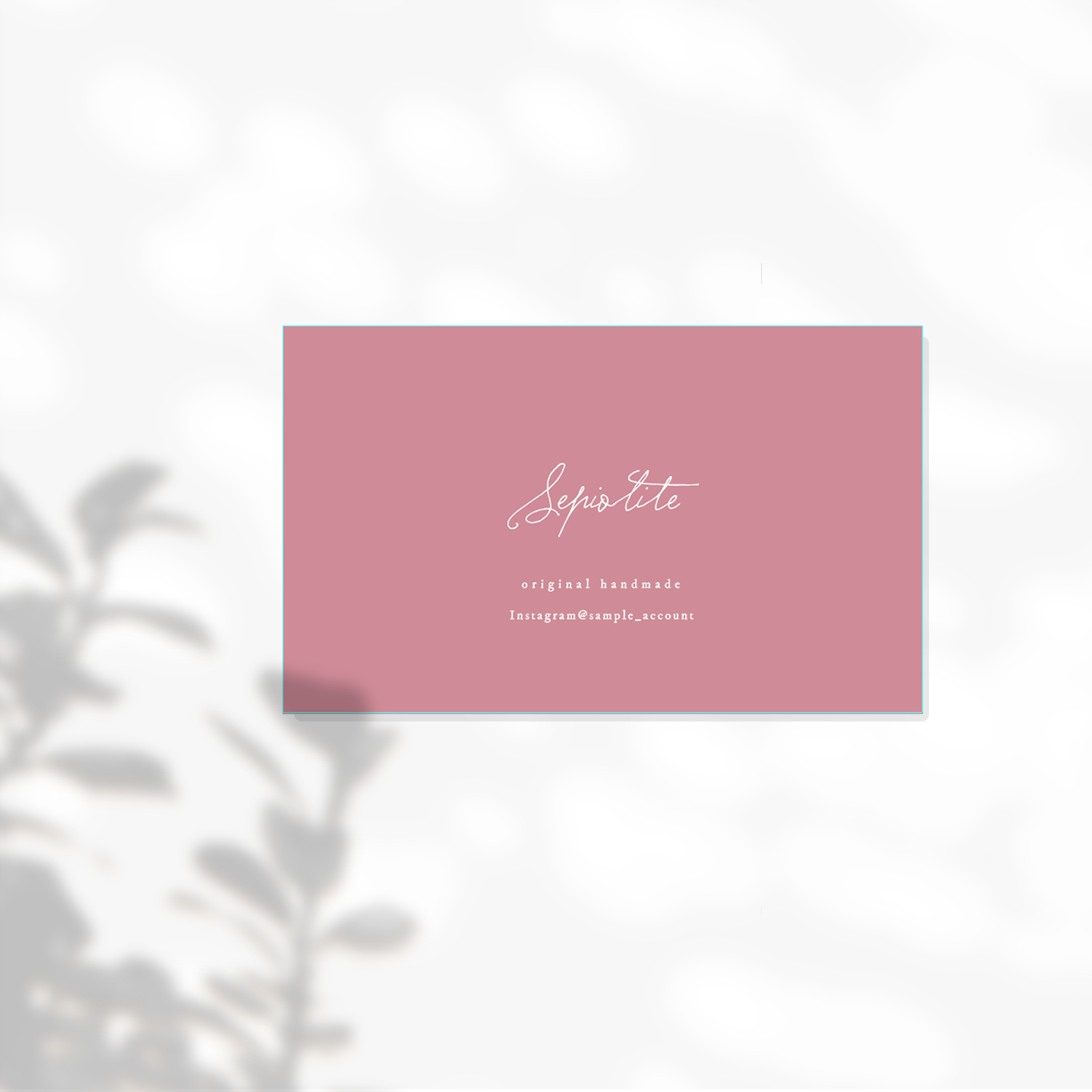 くすみ系ニュアンスカラー＃19アクセサリー台紙／ピアス台紙／ショップ