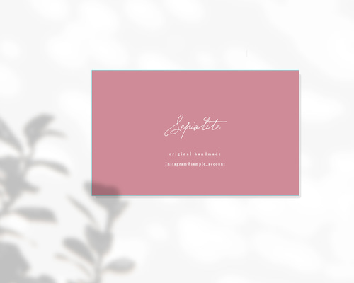 くすみ系ニュアンスカラー＃26アクセサリー台紙／ピアス台紙／ショップ