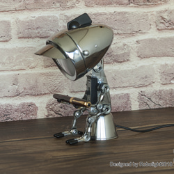 ペンホルダー ロボットランプ オフィスデスクアクセサリー パーソナライズタイプB 3枚目の画像