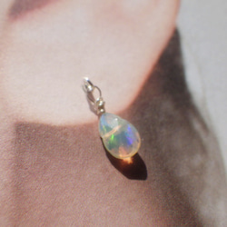 *sv925*Ethiopian Opal Swing Earrings Welo Opal 來自 埃塞俄比亞☆American 第9張的照片