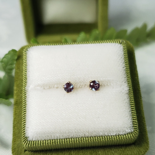 小さな ベゼルネックレスセット 3mm カラーチェンジ  