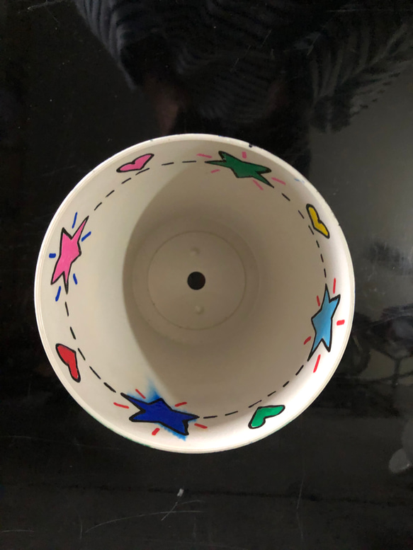 Kenleo オリジナルアート植木鉢/birdシリーズNo:001 8枚目の画像