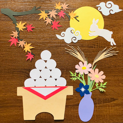 み～子 壁面飾り 11月縦 み～子様専用 壁面飾り 11月縦