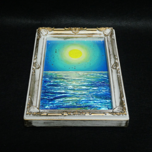 油絵 油彩 油彩画 絵 絵画 ミニ絵画【月の海】 絵画 HR 通販 油絵 油彩 油彩画 絵 絵画 ミニ絵画【月の海】 絵画 HR 通販