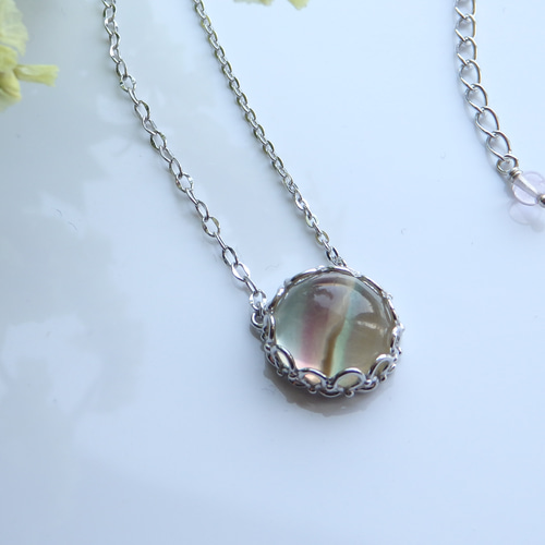 レインボーフローライト✴︎ネックレス ネックレス・ペンダント MARGA  