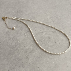 【ネックレス】mini Pearl necklace 2枚目の画像