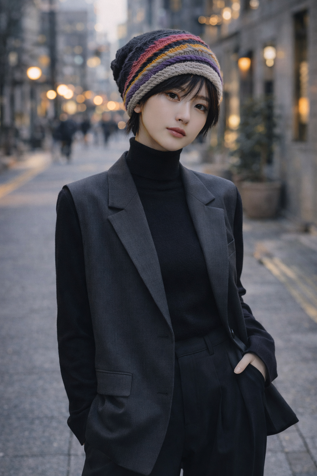 ニット帽Ｃ３０