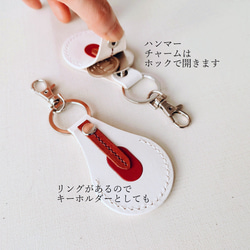 《特集掲載》個性派！【ピアノ】スマホポシェット＆ハンマーチャーム【肩紐長さ調整可・2way】袋ラッピング無料 17枚目の画像