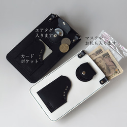 《特集掲載》個性派！【ピアノ】スマホポシェット＆ハンマーチャーム【肩紐長さ調整可・2way】袋ラッピング無料 14枚目の画像