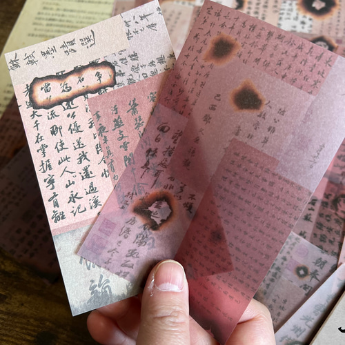 コラージュに☆ピンク 異素材ジャンクジャーナルに (再販×24)美しい