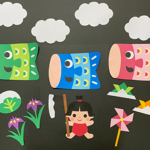 こどもの日壁面飾り 壁面 こどもの日 こいのぼり 初節句 5月 その他