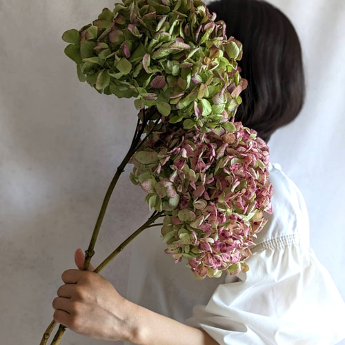 1.アンティーク紫陽花スワッグ