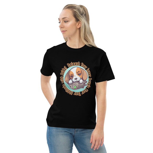 犬 ビーグル コットンTシャツ：送料無料 6枚目の画像