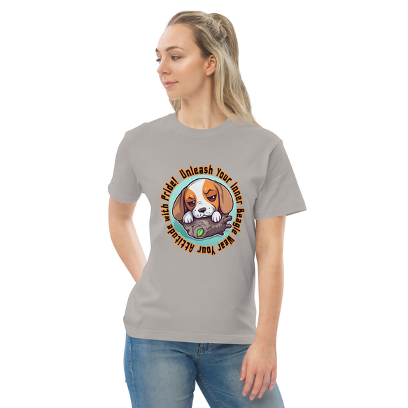 犬 ビーグル コットンTシャツ：送料無料 11枚目の画像