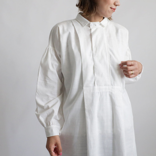 ラスト1 春支度／最終SALE ギマ擬麻コットン 羊飼い オーバー