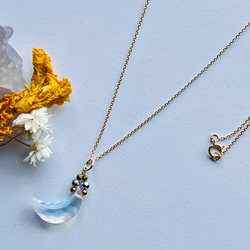 アフガナイト デザイン ネックレス 14kgf 幻の石 ペンダント ペン