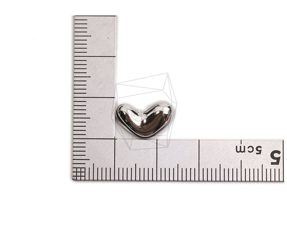 PDT-2684-R【2個入り】スモールハートペンダント,Small Heart Pendant 5枚目の画像