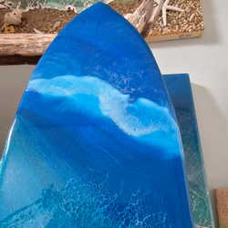 Marco  様専用  海を感じるインテリア　サーフボード型　オーシャンアート　Lsize　 5枚目の画像
