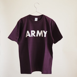 【限定カラー】ARMY Tシャツ（パープル） 5枚目の画像