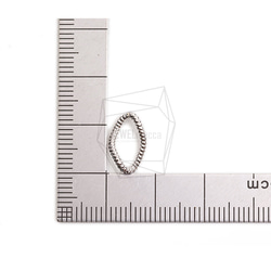 PDT-2687-R【4件】橢圓吊墜/8mm x 12.9mm 第5張的照片