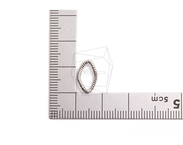 PDT-2687-R【4個入り】オーバルペンダント,Oval Pendant/8mm x 12.9mm 5枚目の画像