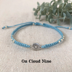 ワックスコードブレスレット♡インフィニティ×コイン ブレスレット On