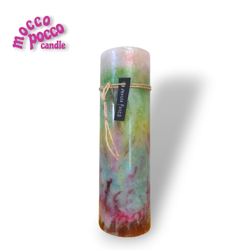 Large Carved Wax Candle Woodland Log Middle Earth Candle Log