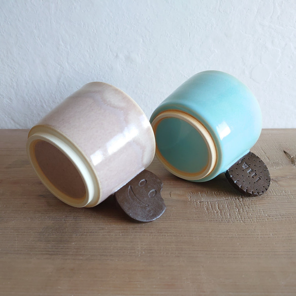 ペアマグカップ(桃色:スマイルチョコクッキー、空色:チョコビスケット) 6枚目の画像