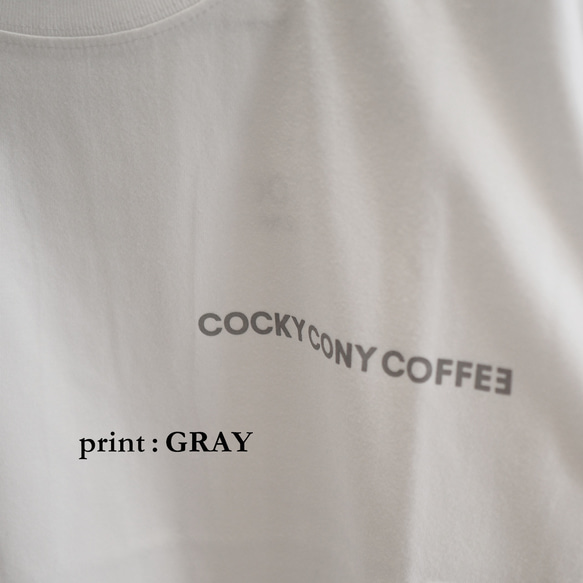 【リフレクト（反射）】COCKY CONNY COFFEE STAFF Tシャツ ３色展開 8枚目の画像