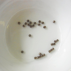 カットビーズ　ブロンズ 5枚目の画像