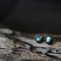 labradorite brass pierce (komorebi) 8枚目の画像