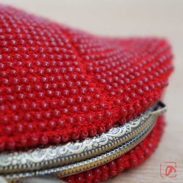 Ba-ba handmade Seedbeads crochet coinpurse No.1854 第3張的照片