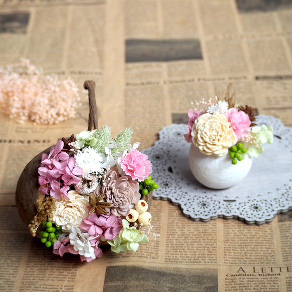 受注制作】幸せの実☆*...ブッダナッツ母の日アレンジ☆*...ベルカップ  