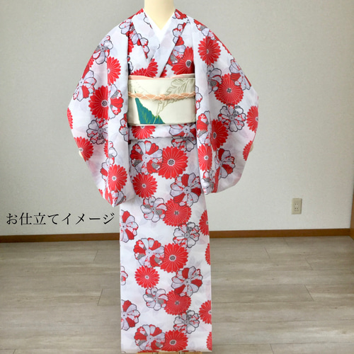 大正ロマンな梅模様】単衣｜浴衣｜夏着物 3WAYで着回す洗える