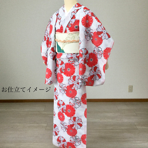 大正ロマンな梅模様】単衣｜浴衣｜夏着物 3WAYで着回す洗える