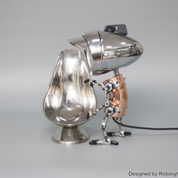 ロボットランプ メタルアート かわいい ロボットランプ 5枚目の画像