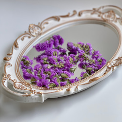 【数量限定】自家製スターチスドライフラワー花材　紫　レジン用　小さい花　 3枚目の画像