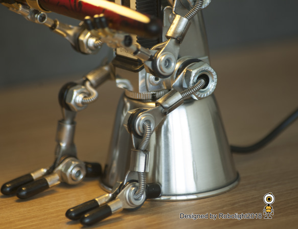 ペンホルダー ロボットランプ オフィスデスクアクセサリー パーソナライズ タイプC 7枚目の画像