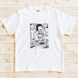 半袖 Tシャツ 『もりもり食べる子』 メンズ レディース ラーメン 2枚目の画像