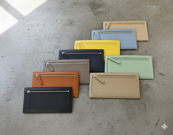 MahL+81 LongFragmentCase 本革 長財布 コンパクトウォレット