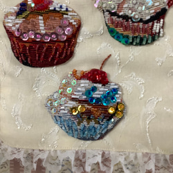 キラキラカップケーキのトートバッグ 7枚目の画像