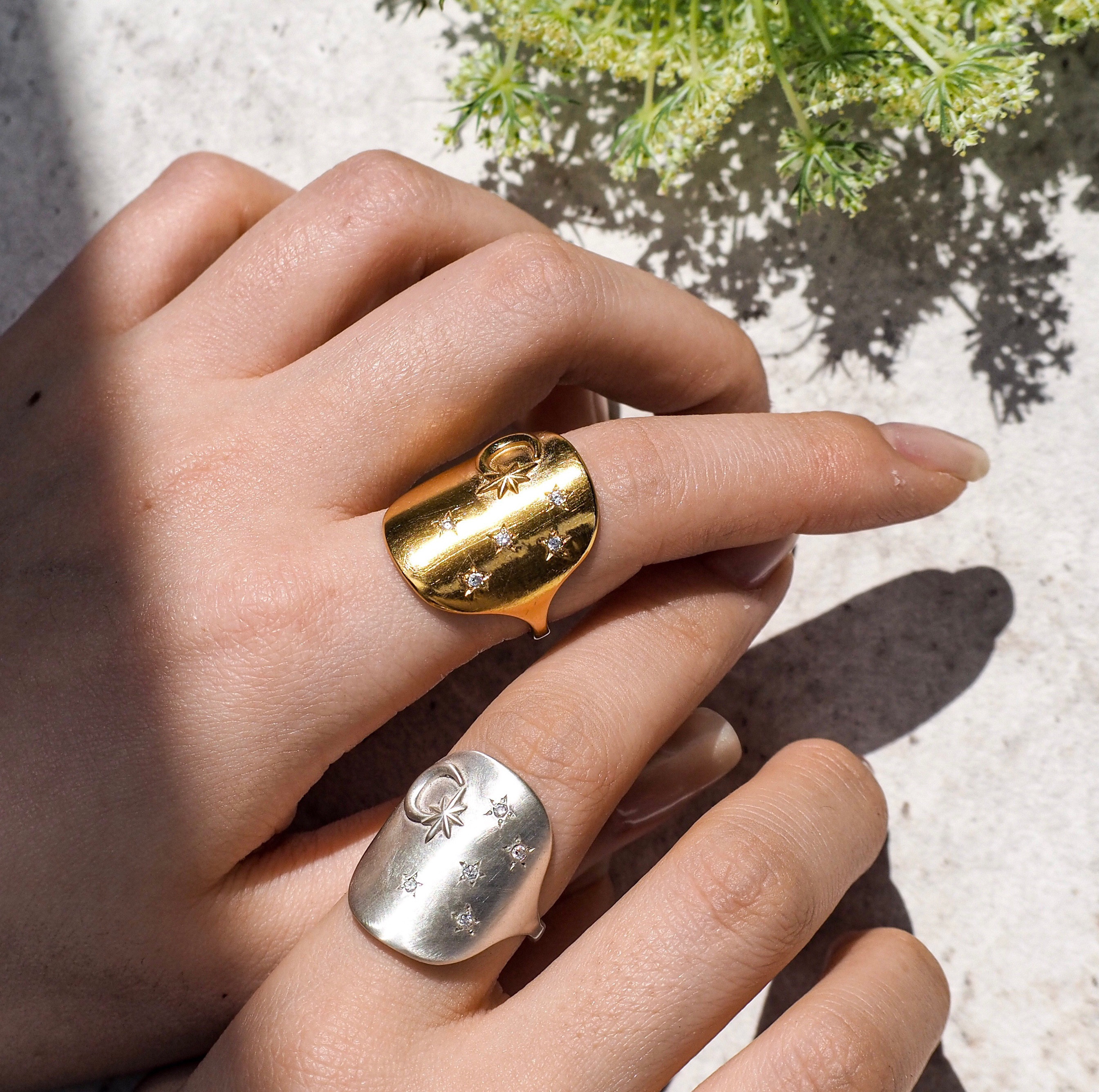 輝く星空を感じるリング《送料無料》