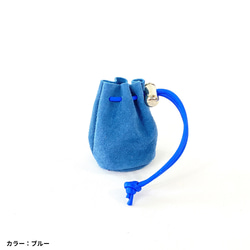 MahL+81　SuedeCandyBag　本革　スウェード　ミニポーチ　巾着バッグ　国産　メイドインジャパン 7枚目の画像