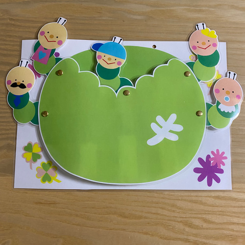 【確認用】保育教材 ラミネートシアター(キャベツの中から) Amazon.co.jp: キャベツの中から 手遊び ペープサート