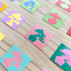 Mini Colourful Bonsai Sticker Set カラフルな盆栽シールセット(ミニ) 2枚目の画像