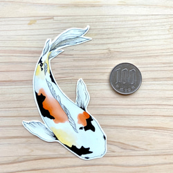 Koi Fish Sticker Set 鯉シールセット 3枚目の画像