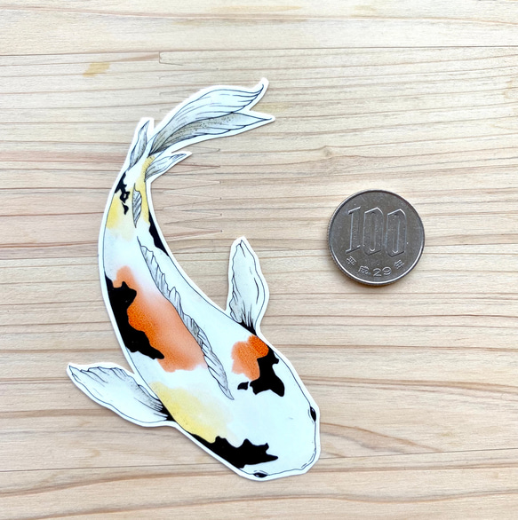 Koi Fish Sticker Set 鯉シールセット 3枚目の画像